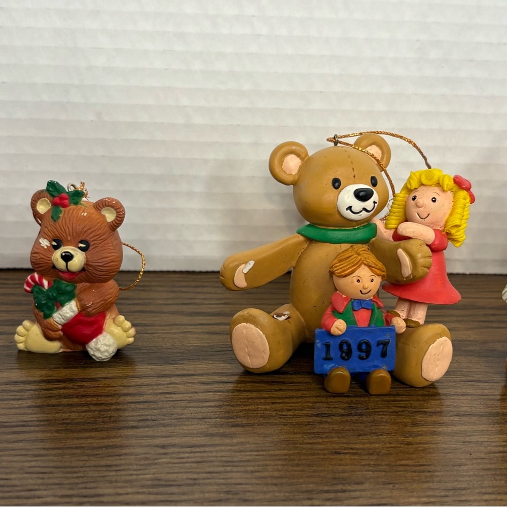 Teddy Bear Family Ornament Set